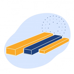 Профиль стальной прямоугольный сварной 60х40х5 мм ст10 ГОСТ 30245-2003