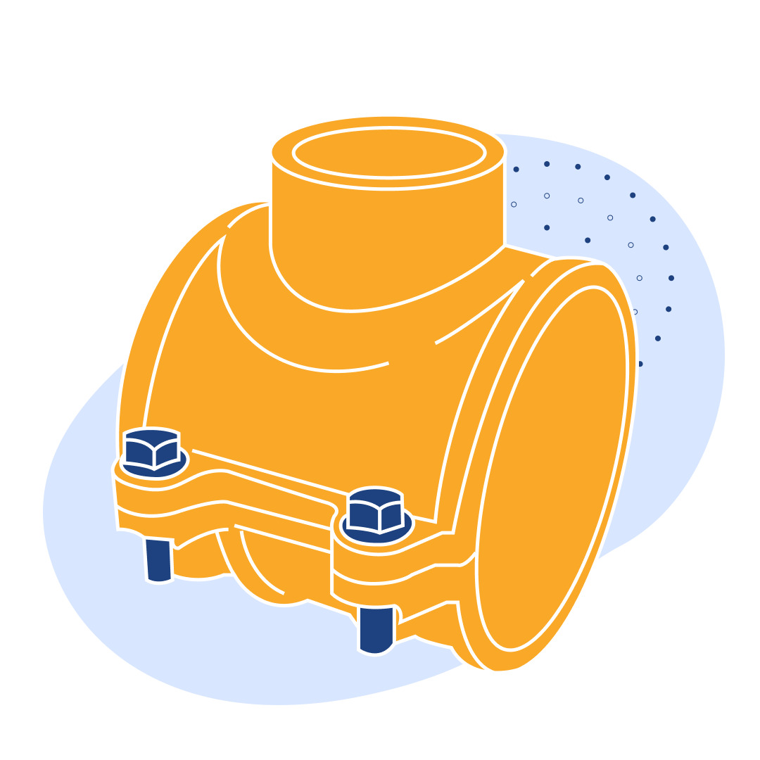 Седелка чугунная Ду 100 мм ГОСТ 5525-89