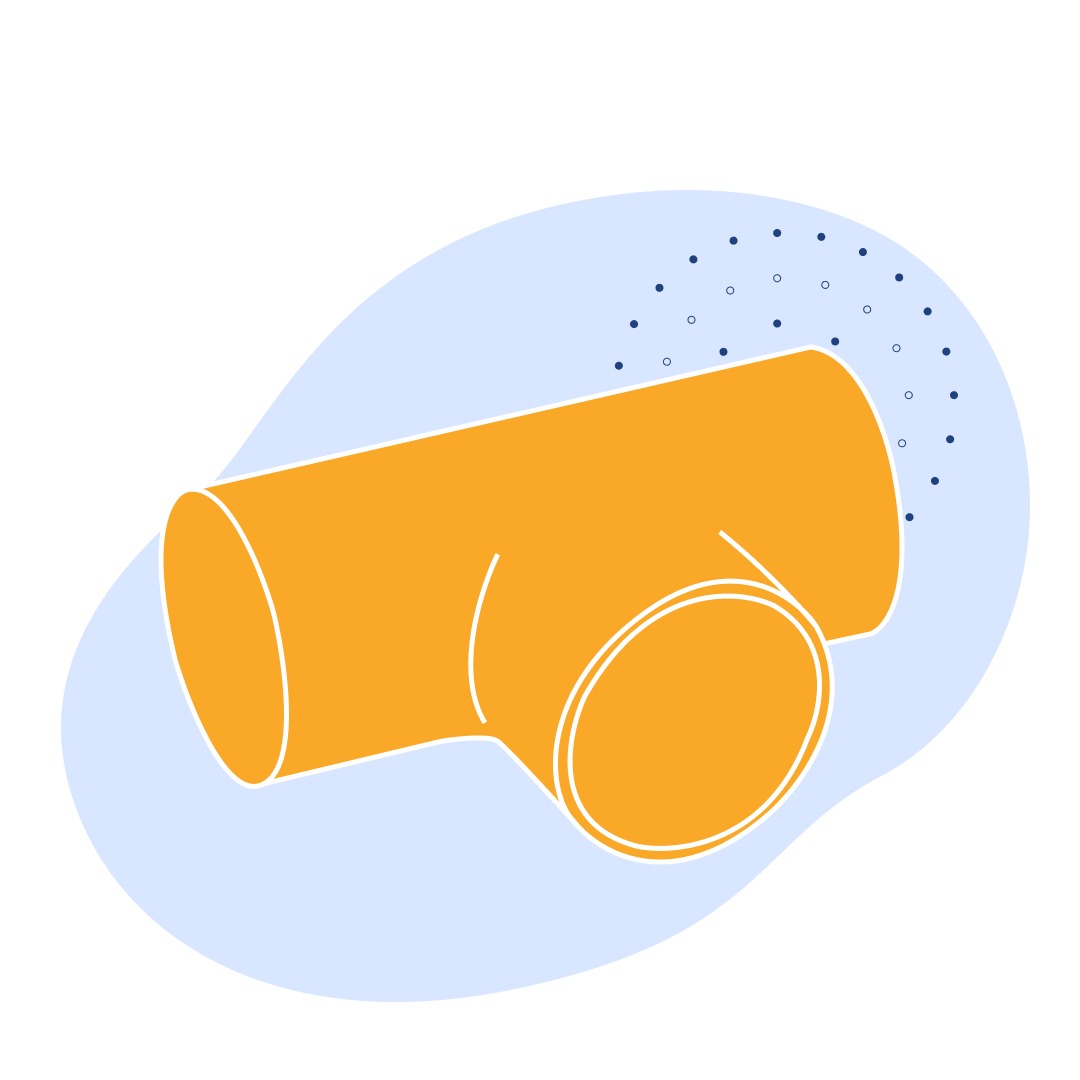 Титановый тройник 60.3х2.5 мм ВТ1-0 ГОСТ 17376-2001