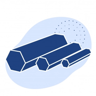 Пруток стальной шестигранный 38 мм ст3 ГОСТ 2879-2006