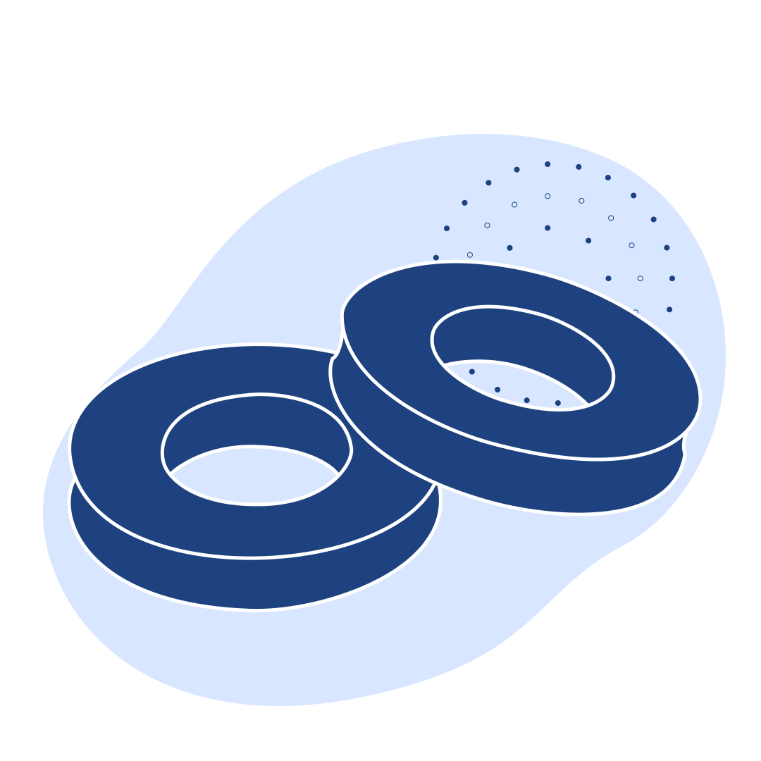 Резиновая прокладка ДУ 200 мм