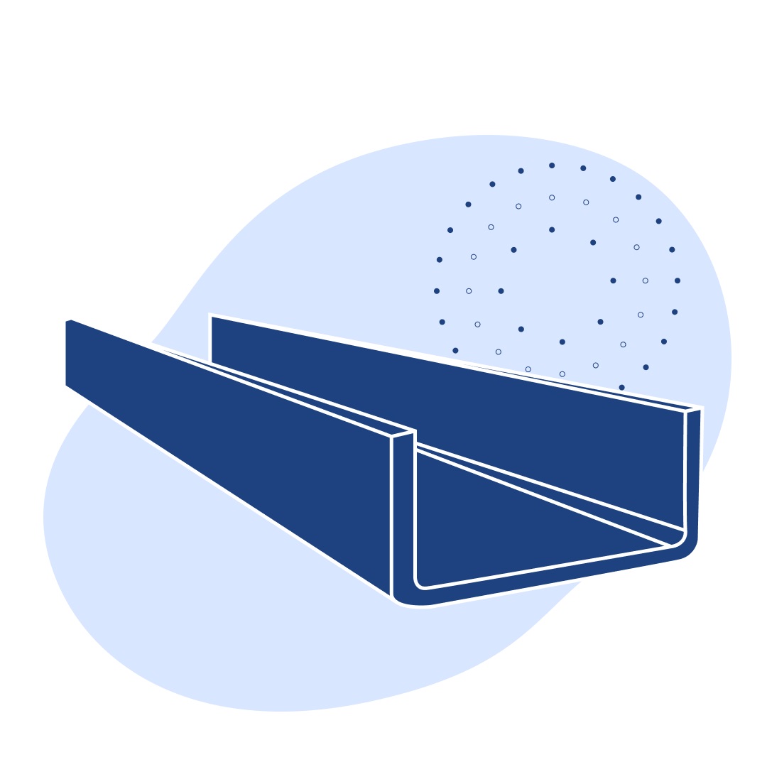 Швеллер стальной гнутый неравнополочный 80х80х4 мм Ст3сп ГОСТ 8281-80